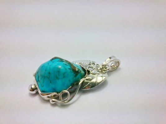 จี้เงินพลอยขี้นก