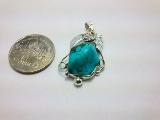 จี้เงินพลอยขี้นก