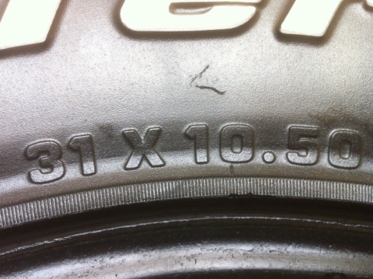 ยาง BF goodrich 31/10.5/15