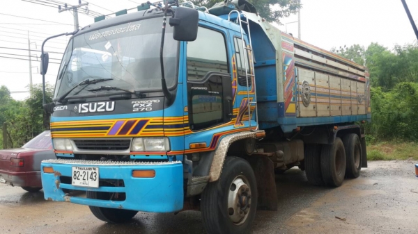 ขายรถพ่วงดั้มแม่ลูก ISUZU 2 เพลา