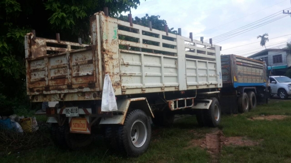 ขายรถพ่วงดั้มแม่ลูก ISUZU 2 เพลา