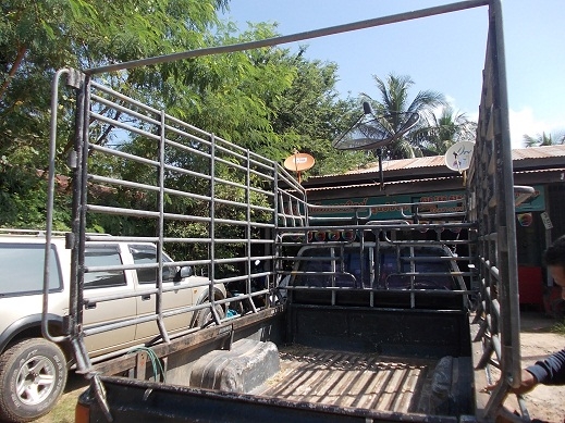 ขายคอกเหล็กแป๊บประปาอย่างหนาใส่ TOYOTA ฮีโร่,ไมตี้ ตอนเดียว