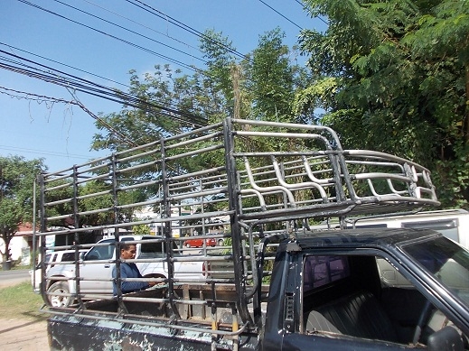 ขายคอกเหล็กแป๊บประปาอย่างหนาใส่ TOYOTA ฮีโร่,ไมตี้ ตอนเดียว