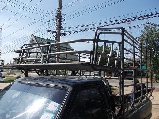 ขายคอกเหล็กแป๊บประปาอย่างหนาใส่ TOYOTA ฮีโร่,ไมตี้ ตอนเดียว