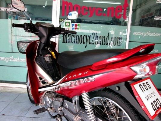 SPARK nano สีแดง ( สต๊าทมือ ) รถเดือน พค.ปี 55 ไมล์ 15150 โล รถมีเกียที่เครื่องเงียบสุดๆ  แถม 2 รายการ 19900