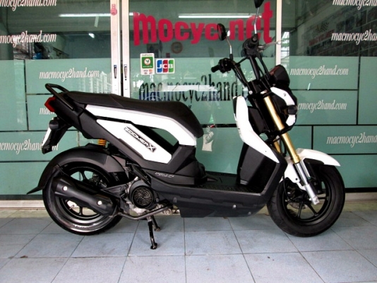 ZOOMER สีขาว สวยสะอาด เป็นที่นิยม รถเดือน สค. ปี 56 ไมล์ 3785 โล  สภาพสวยๆ แถม 2 รายการ 39900