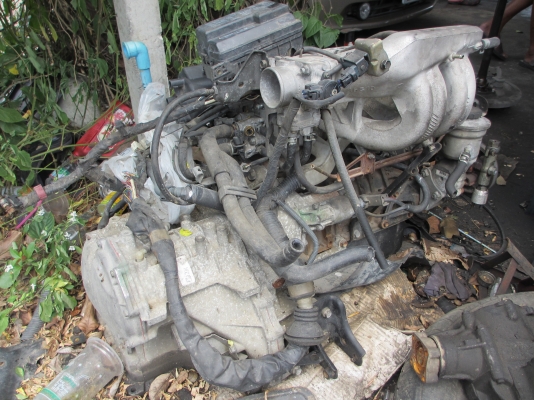 เครื่องพร้อมเกียร์ออโต้ 4A-FE ของเก่าญี่ปุ่น