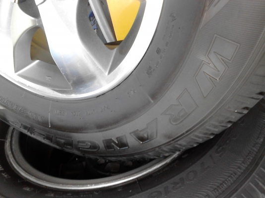 แม๊ก ขอบ 16 ขนาด 6 รู ( 16 X7JJ ) พร้อมยาง 245/70R16 GOODYEAR EAGLE ชุด 4 ล้อ TEL.081-427-3941