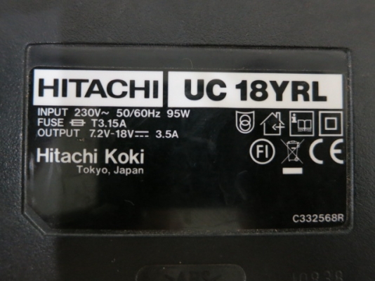 จิ๊กซอว์ไร้สาย (Jig Saw) Hitachi รุ่น CJ18DL 18 Volts แบต2ก้อน ที่ชาร์ท