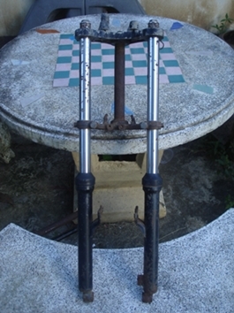 โช้คอัพหน้า มอเตอร์ไซค์ ยามาฮ่า Y80 เบล