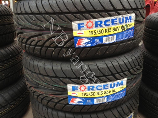 ยางใหม่ forceum 195-50-15