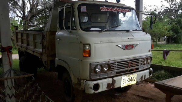 HINO KM310 ดั้มพ์ เครื่อง EM100 เฟืองท้ายเอฟ ทะเบียนเต็ม