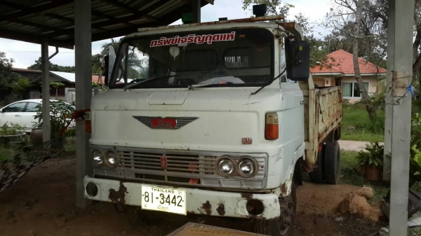 HINO KM310 ดั้มพ์ เครื่อง EM100 เฟืองท้ายเอฟ ทะเบียนเต็ม