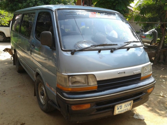 ขายรถตู้ โตโยต้าปี33 สภาพพร้อมใช้งาน พร้อมเบาะ เครื่องดีทะเบียนเต็ม เอกสารพร้อมโอน เครื่อง2.8