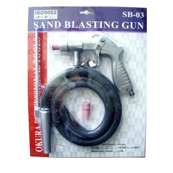 Ceramic Sand Blasting Nozzles  หัวพ่นทรายเซรามิค แบบปืนที่เป็นระบบดูด ใส่ได้กับปืนพ่นหลายยี่ห้อ สินค้านำเข้า