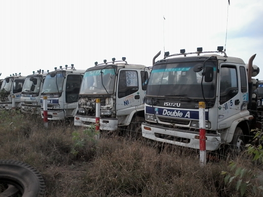 มาอีกแล้วครับ 15 คัน หัวลากแก๊ส ISUZU DECA 270 ปี46 เครื่อง เชียงไฮดีเซล