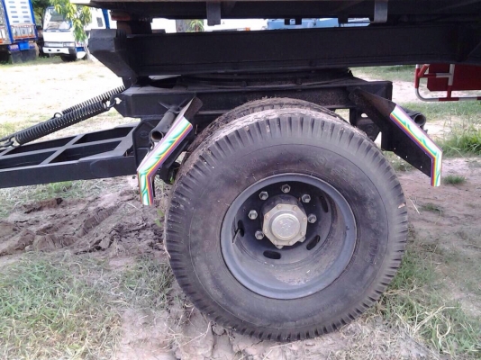 ขายลูกพ่วงกระบะดั้มสามมิตรคอกสูง3เพลายาว7เมตร ของใหม่