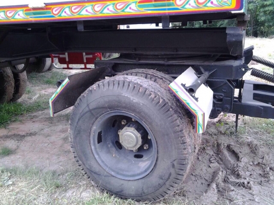 ขายลูกพ่วงกระบะดั้มสามมิตรคอกสูง3เพลายาว7เมตร ของใหม่