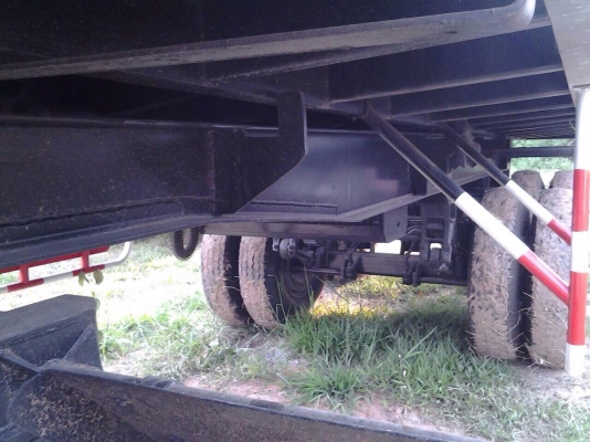 ขายลูกพ่วงกระบะดั้มสามมิตรคอกสูง3เพลายาว7เมตร ของใหม่