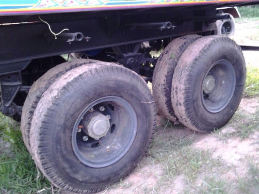 ขายลูกพ่วงกระบะดั้มสามมิตรคอกสูง3เพลายาว7เมตร ของใหม่