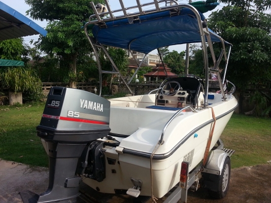 ขายเรือตกปลา 15.6 ฟุต พร้อมเครื่อง Yamaha 85 แรง...หาดใหญ่ ขายเรือตกปลา 15.6 ฟุต พร้อมเครื่อง Yamaha 85 แรง...หาดใหญ่