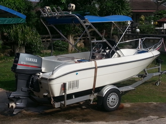 ขายเรือตกปลา 15.6 ฟุต พร้อมเครื่อง Yamaha 85 แรง...หาดใหญ่ ขายเรือตกปลา 15.6 ฟุต พร้อมเครื่อง Yamaha 85 แรง...หาดใหญ่