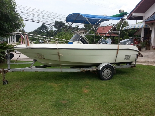 ขายเรือตกปลา 15.6 ฟุต พร้อมเครื่อง Yamaha 85 แรง...หาดใหญ่ ขายเรือตกปลา 15.6 ฟุต พร้อมเครื่อง Yamaha 85 แรง...หาดใหญ่