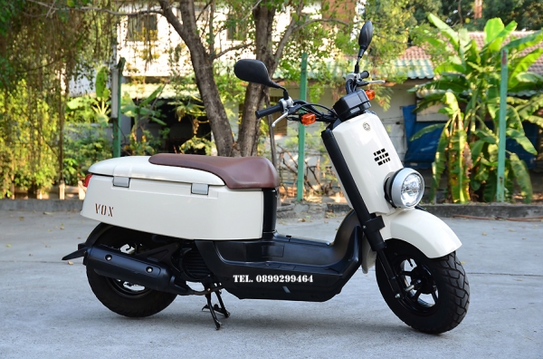 ขาย Yamaha Vox ปี09 สีครีมเบาะน้ำตาล ประกอบใหม่ มือ 1 เมืองไทย สภาพเยี่ยม
