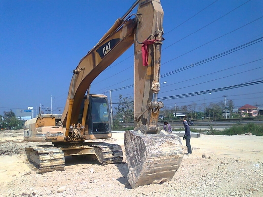 ขายด่วน!..รถแบคโฮ CAT 320 B รถสวย ทรงดี มีเล่มทะเบียนครบ.