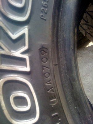 ขายยาง YOKOHAMA  ขอบ 16  ปี 09