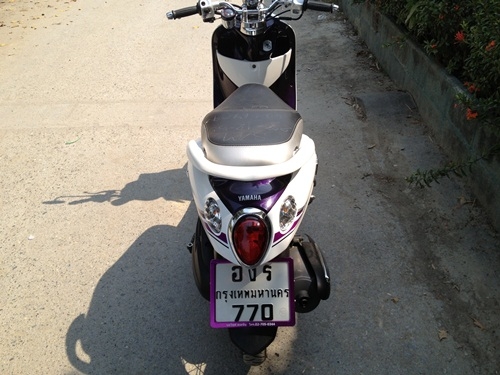 (ขายเเล้วส่งทางไปรษณีย์)ขายfinoสีขาวม่วงปี2555