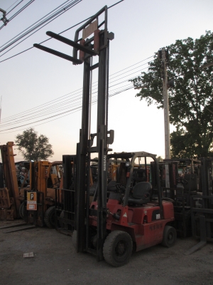 โฟคคลิฟ NISSAN 2 ตัน เสาสูง 4 เมตร เบนซิล ติดตั้ง LPG นอกแท้ๆ โฟคคลิฟ NISSAN 2 ตัน เสาสูง 4 เมตร เบนซิล ติดตั้ง LPG นอกแท้ๆ