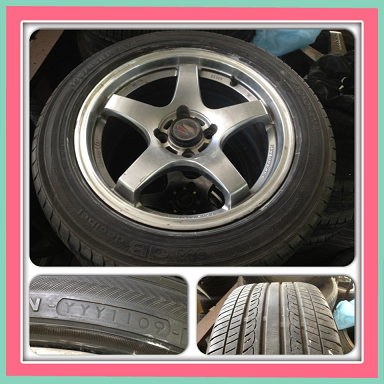 ขายแม็กมือ2 ขอบ 15 Lenso Project D 4 รู100 +ยาง ราคา 9300 บาท ถูก