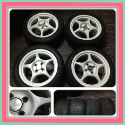 ขายล้อแม็กซ์มือ2 Enkai pro1ขอบ16 4รู100 + ยาง ราคา 9,500 บาทถูก