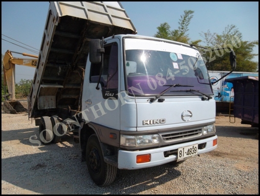 ขายด่วน รถบรรทุก 6 ล้อ HINO FC4J 140 แรง รถห้างแท้ มือเดียวเดิมๆ กระบะดั้ม รถสวยพร้อมใช้งาน ราคาสุดคุ้ม