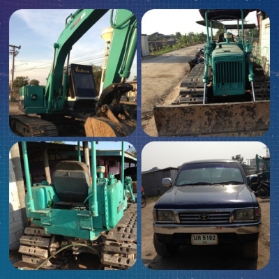 ขายแม็กโครPC120-2 แทรกเตอร์D2รุ่น3 2คัน ปิคอัพเครื่อง3000 4WD