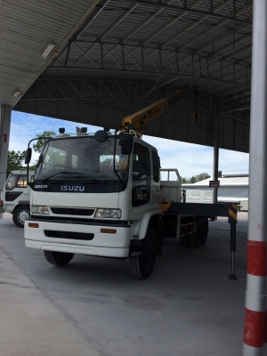 ขายรถ 10 ล้อ ISUZU Deca พื้นเรียบ ติดเครน 5 ตัน 4 ปลอก ขายรถ 10 ล้อ ISUZU Deca พื้นเรียบ ติดเครน 5 ตัน 4 ปลอก