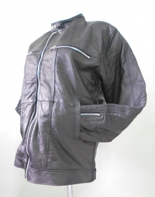 ขอเสนอเสื้อหนังคอจีน มีสีดำ/น้ำตาล ของใหมทุกตัว มีทุกไซส์ ครับ