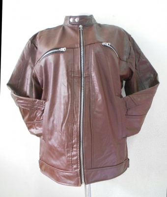 ขอเสนอเสื้อหนังคอจีน มีสีดำ/น้ำตาล ของใหมทุกตัว มีทุกไซส์ ครับ