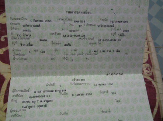 scoopy i ปี 53 กท524 ขาวน้ำตาล 21,000
