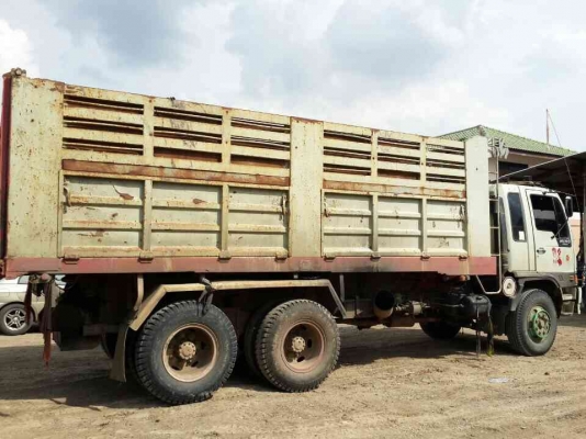 ขายรถ 10 ล้อ 2 เพลา ดั้ม กระบะเหล็ก HINO FM3HNLA เครื่องเดิม 195 เกียน์เดิม มีลายลากลูก ราคา 850000 ด่วนๆ สนใจโทรจองเลย