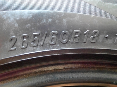 ยาง Maxxis 265/60/18 ปี12