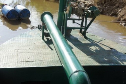 ขายเรือดูดทรายเครื่อง HINO8สูบ พร้อมอุปกรณ์