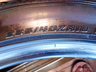 ยาง Dunlop703 235/40/18 ปี11