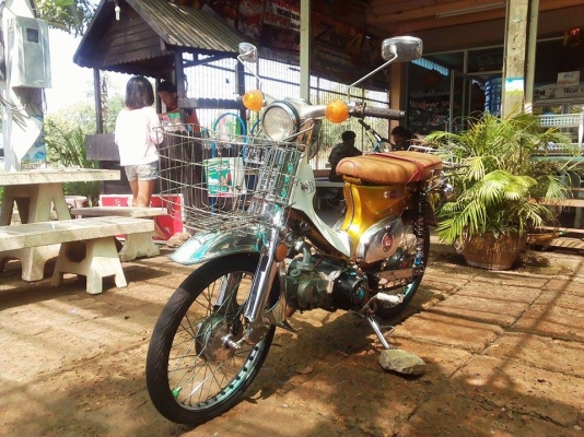 ขาย C70 เครื่องเวฟ 100 (เพิ่งฟิตเครื่องมาใหม่) สภาพพร้อมใช้งาน ไม่มี ท.บ ออกใบซื้อขายให้ครับ ค่าตัว 13500 บาท สนใจโทรติดต่อ 098-5684508 / 089-8054390 โอ๋ ลพบุรี