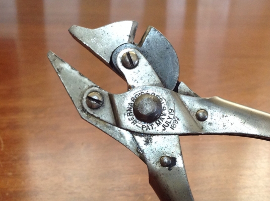 ขายคีมตัดโบราณอายุ 100 กว่าปี (Pat. May 6 1890, July 19. 1892)