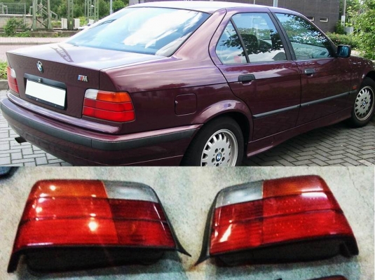 โคมไฟท้ายBMW E36ของแท้มือสองครับ ข้างละ