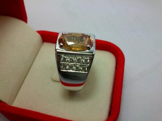 แหวนเงินพลอยซิททีน