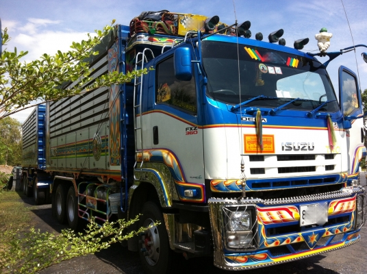 ขายรถพ่วง 22 ล้อ 2 เพลา แม่-ลูก ดั้ม กระบะเนียมคอกเกษตร ISUZU-360 ปี.ก.ย.55 สะภาพสวย สนใจโทรด่วน