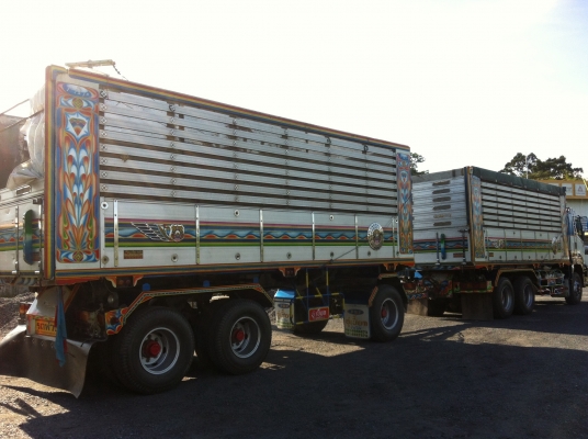 ขายรถพ่วง 22 ล้อ 2 เพลา แม่-ลูก ดั้ม กระบะเนียมคอกเกษตร ISUZU-360 ปี.ก.ย.55 สะภาพสวย สนใจโทรด่วน